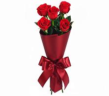Букет 5 Красных роз Эдлесс Лав в Дальнереченске