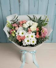 Букет цветов из:  Розы, Лизиантусы и Хризантемы #REPLACE_PRED# Дальнереченске