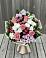 Букет цветов из: Альстромерии, Гвоздики, Розы и Хризантемы в Дальнереченске