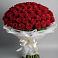 Букет 101 Красная роза Блэк Мэджик в Дальнереченске