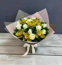 Букет цветов из:  Орхидеи и Розы в Дальнереченске