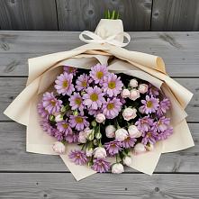 Букет цветов из:  Розы и Хризантемы в Дальнереченске