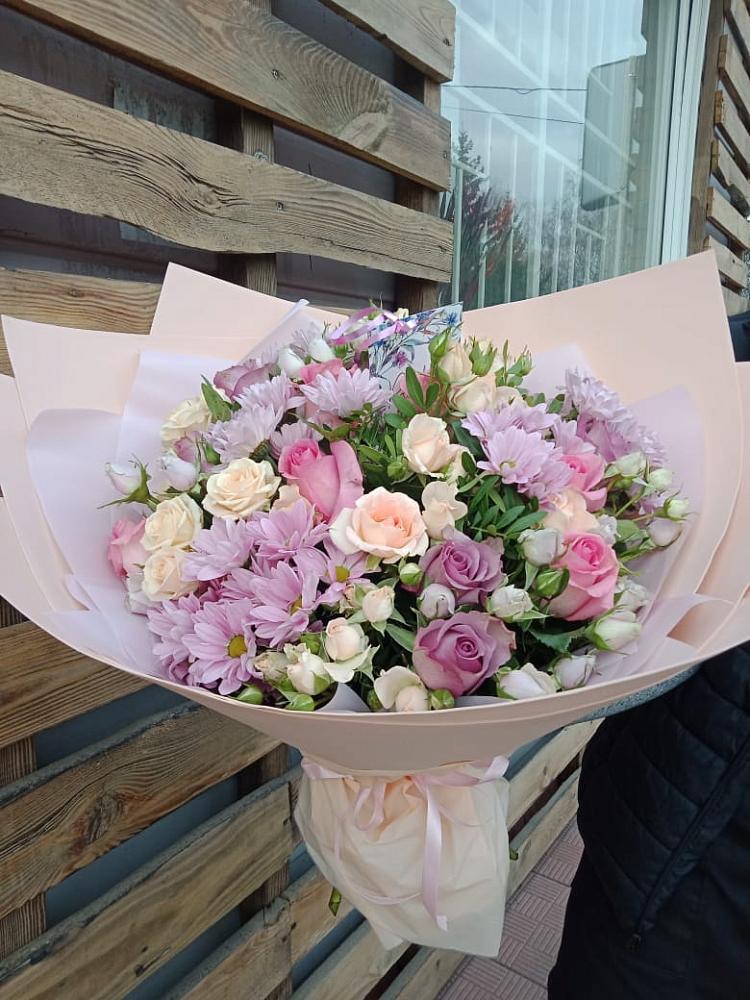 Букет цветов из: Розы и Хризантемы в Дальнереченске