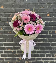 Букет цветов из:  Герберы и Хризантемы в Дальнереченске