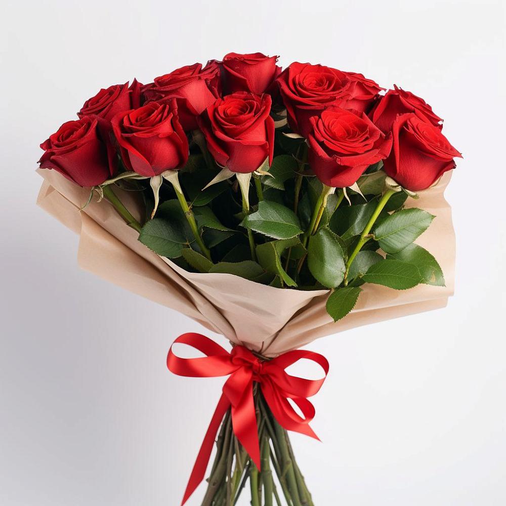 Букет 11 Красных роз Эдлесс Лав в Дальнереченске