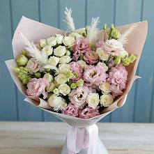 Букет цветов из:  Альстромерии и Розы в Дальнереченске